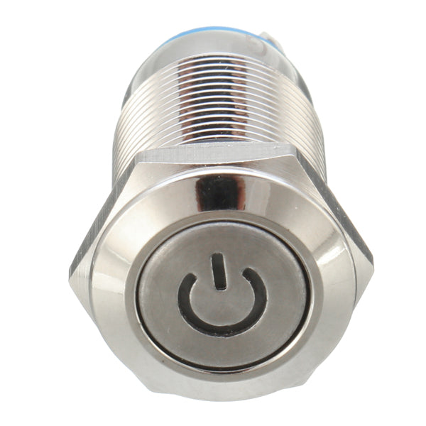 12V Push Switch Self Locking Switch 4 Pin Led Push Button Switch Latching Power Switch Waterproof