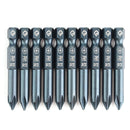PENGGONG 10pcs 50/100/150/200mm Batch head Suit Cross Batch Head Screwdriver Bits