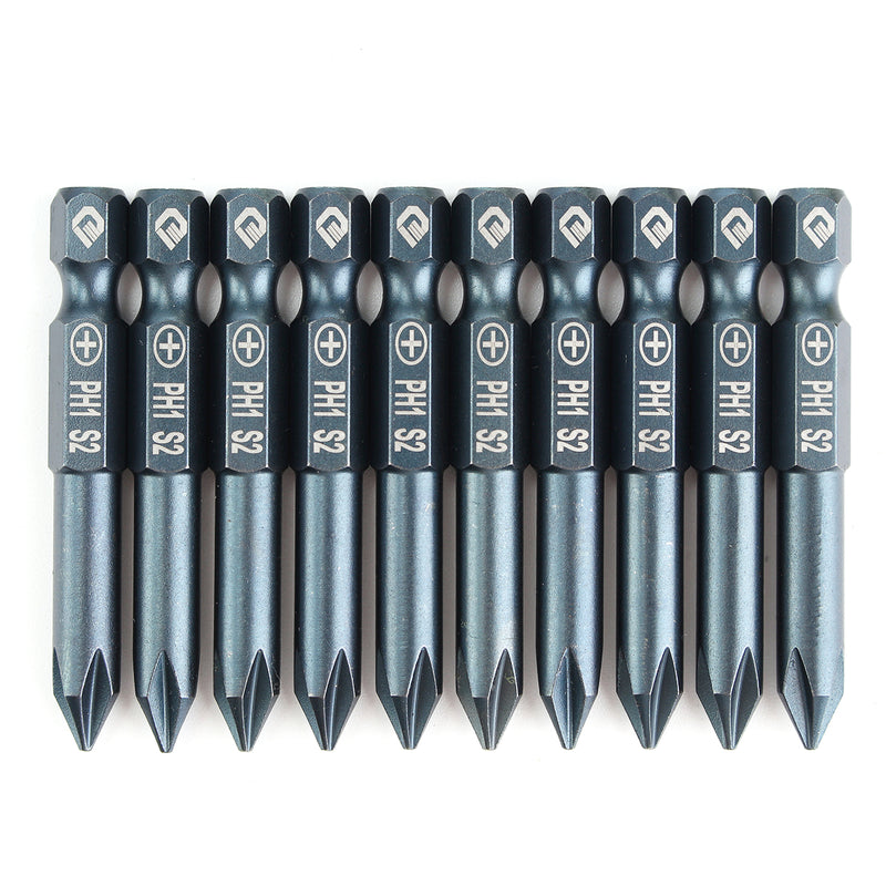 PENGGONG 10pcs 50/100/150/200mm Batch head Suit Cross Batch Head Screwdriver Bits
