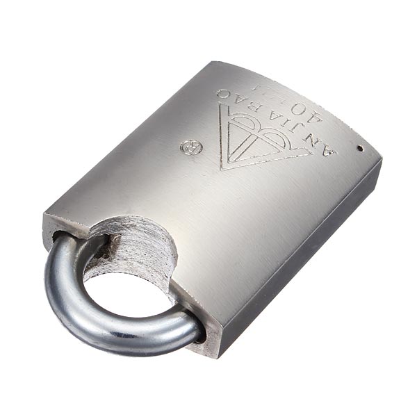 40mm 4 Keys Heavy Duty Closed Shackle High Security Solid Steel Lock Padlock