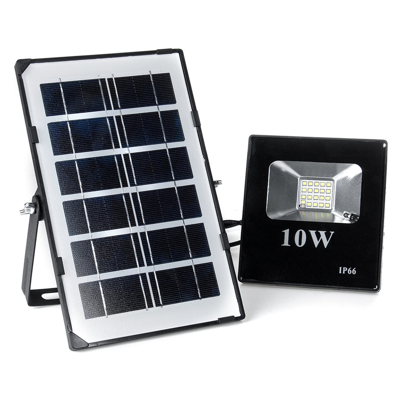 Solar Panel  10W Security Wall Flood Light Outdoor Garden Yard Lamp Waterproof