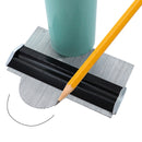 6 Inch Metal Pin Metric And Inch Scale Contour Profiles Gauge Shape Woodworking Tool