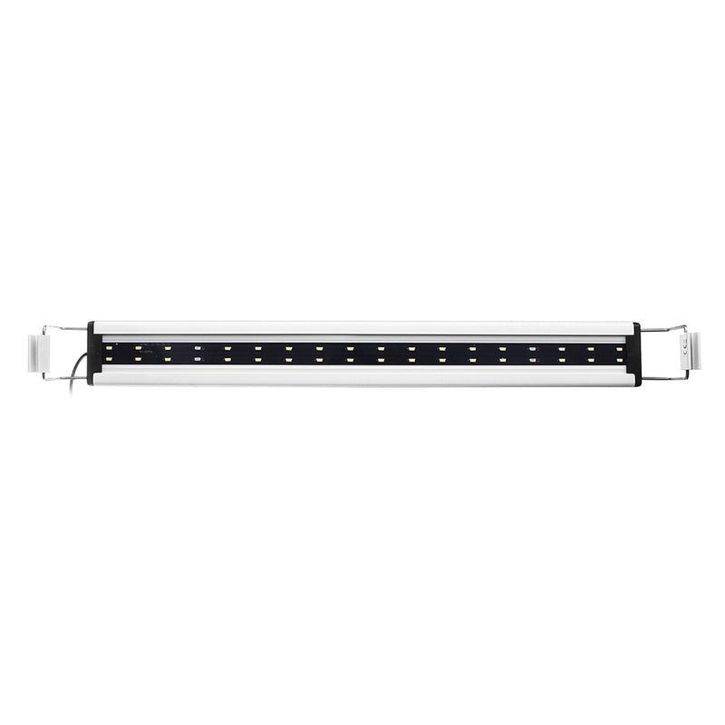 12W 36 LED Aquarium Fish Tank Light Panel Blue+White Lamp Adjustable Aluminum