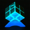 Classic Magic Cube Toys 2x2x2 PVC Sticker Block Puzzle Speed Cube Dark Luminous