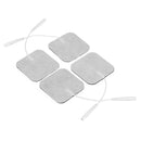 20Pcs Square Fabrics Electrode Pads Massagers Tens Cloth White 50x50mm