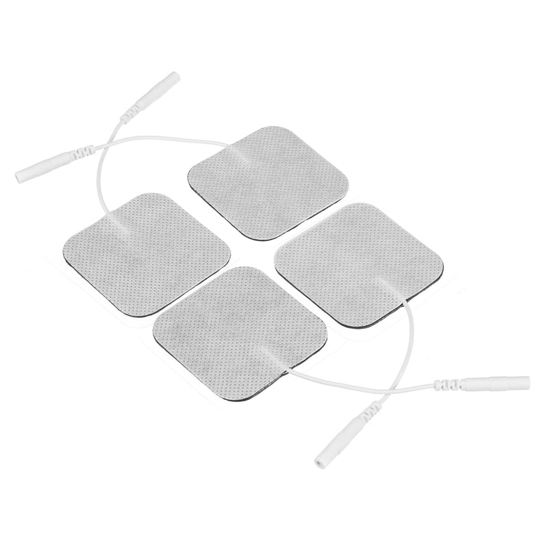 20Pcs Square Fabrics Electrode Pads Massagers Tens Cloth White 50x50mm