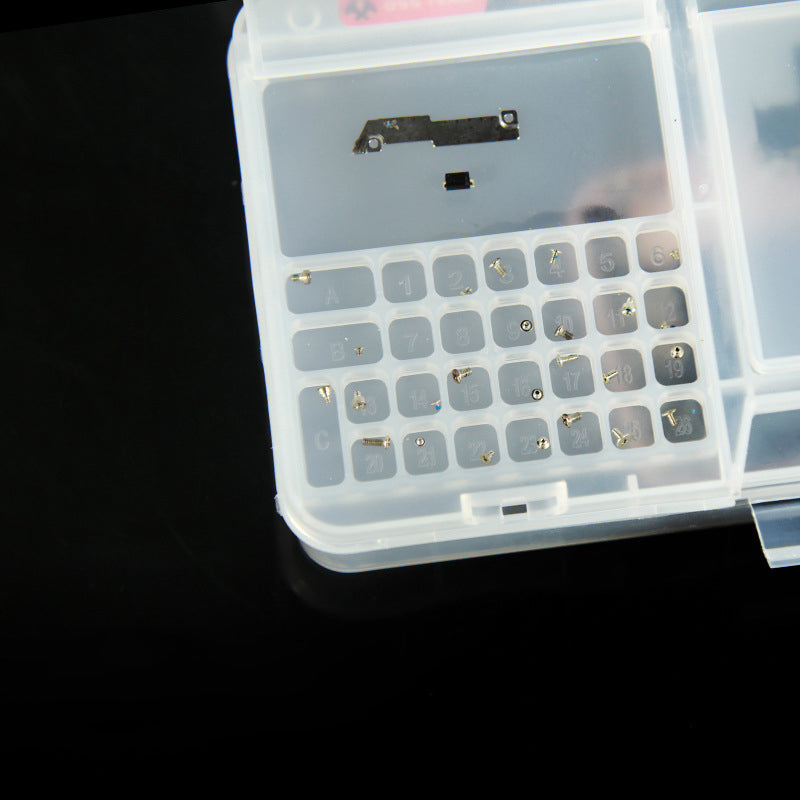 Transparent Plastic Storage Box for Terminal Small Component Jewelry Tool Box Bead Pills Organizer Nail Art Tip Case