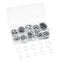200Pcs Boxed 304 Stainless Steel Shaft with Circlip Ring C-type Circlip M8-M18