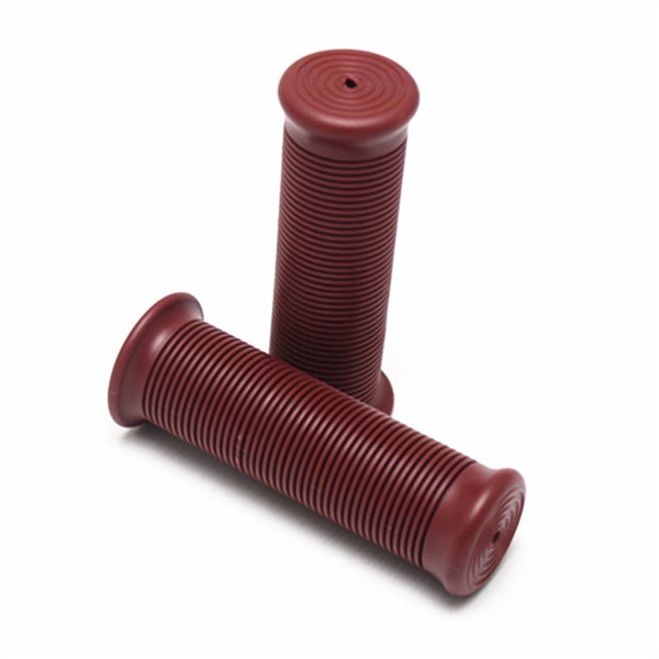 7/8inch 22mm Motorcycle Handlebar Hand Grips Cafe Racer Bubber Clubman Custom