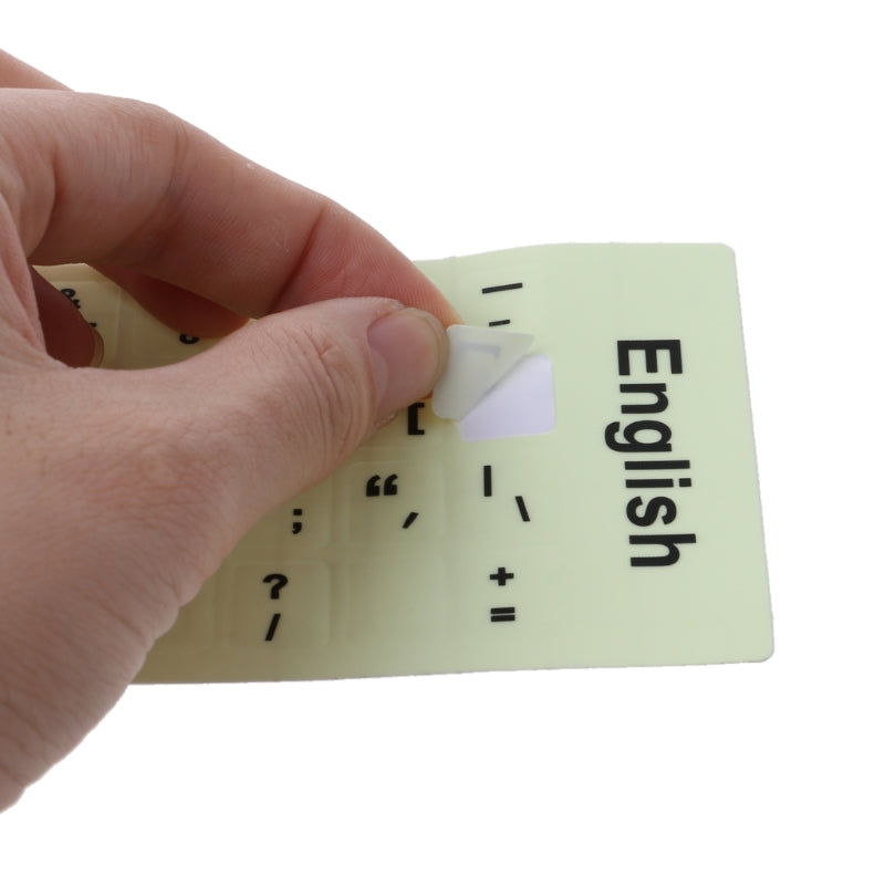 Fluorescent Keyboard Cover Stickers Luminous Waterproof Keyboard Protective Film