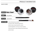 Music Flower Black Waterproof Eyeliner Gel Makeup Cosmetic Gel Eye Liner Lasting