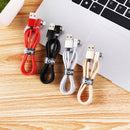 TOPK 2.1A Magnetic Elbow Micro USB  Fast Charging Data Cable For Xiaomi HUAWEI Honor Android Phone