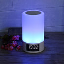 LEORY M6 Home Alarm Clock Portable Wireless bluetooth Speaker LED Light FM Radio Handsfree Speaker