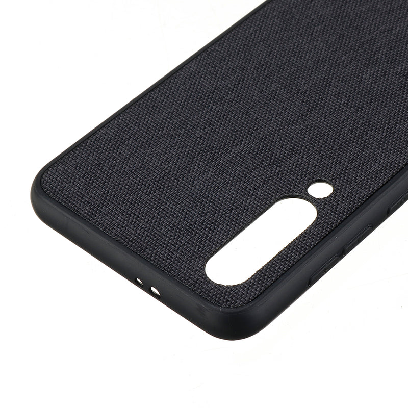 Bakeey Luxury Fabric Splice Soft Silicone Edge Shockproof Protective Case For Xiaomi Mi9 SE
