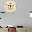 Loskii CC044 Creative Wall Clock Mute Wall Clock Cartoon Wall Clock For Home Office Decorations