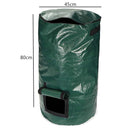 80L Organic Compost Bag Kitchen Garden Organic Waste Bins Storage Disposal Composter