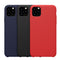 NILLKIN Smooth Shockproof Soft Liquid Silicone Rubber Back Cover Protective Case for iPhone 11 Pro Max 6.5 inch