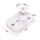 Wireless PIR Motion Infrared Sensor Anti-theft Detector Intruder Alarm + 2 Remote Controller + Holder