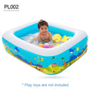 Inflatable Swimming Pool Family Play Center Swim Baby Kids Child Backyard Garden