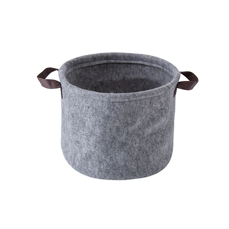 Felt Cloth  Dirty Clothes Storage Baskets Foldable Fabric Debris Storage Bag
