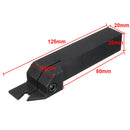 ZQ2020R 20mm Parting Off Turning Tool Holder With 10pcs SP300 3MM Carbide Inserts