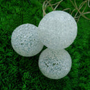Garden Outdoor Solar Snowball Light String Christmas Party Decoration