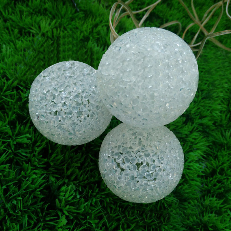 Garden Outdoor Solar Snowball Light String Christmas Party Decoration