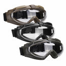 Tactical Military Anti-Fog UV Dust Airsoft Protective Glasses Goggles With Cloth Box