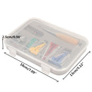 6/12/18/25mm Fabric Bias Binding Tape Maker Kit Set Binder Foot For Sewing Quilting + AWL