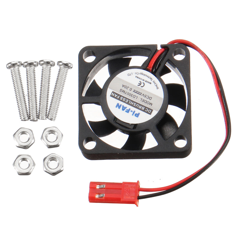 3x Heat Sink Kit +Transprent Acrylic Case+Cooling Fan For Raspberry Pi 3 Model B