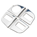 Stainless Steel Car Armrest Button Decoration Moulding Trim Strip For Skoda Octavia A7