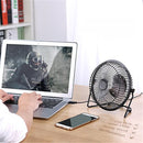 Black Solar Panel Powered USB Fan 8 Inch 5W Cooling Ventilation for Outdoor Traveling Home Office