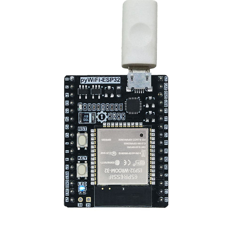 PyWIFI-ESP32 Micro Python WiFi Learning Development Board Compatible Pyboard With USB Cable