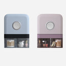 Wall Mounted/Desktop Makeup Organizer Cosmetic Storage Box Drawer Case Brush Holder