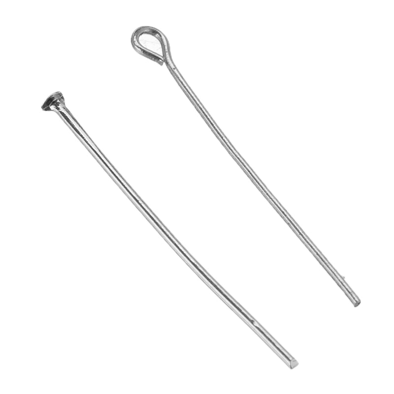 990Pcs/Set Eye Pins Lobster Clasps Jewelry Wire Earring Hooks Jewelry Finding Kit for DIY Necklace Jewelry Bracelet Making