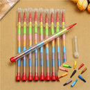 10pcs Colored Crayons Pencil Set 10 Colors Wax Nontoxic Kid Filler