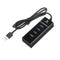 BIAZE HUB9 Aluminum Alloy USB 3.0 to 4-Port USB 3.0 OTG Hub Adapter 1M