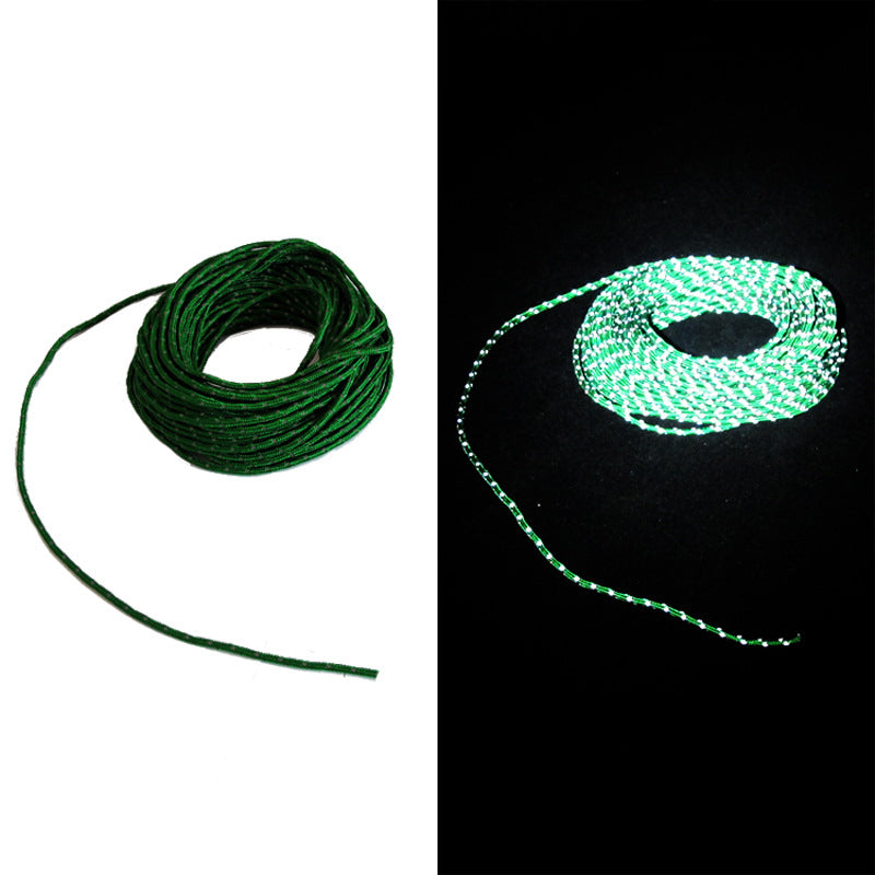 50FT 2.5MM Camping Tent Reflective Rope Windproof String Cord Clothes Line