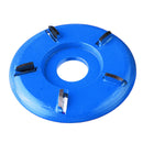 Five-tooth ARC Wood Turbo Carving Disc Tool Milling Cutter for 22mm Angle Grinder