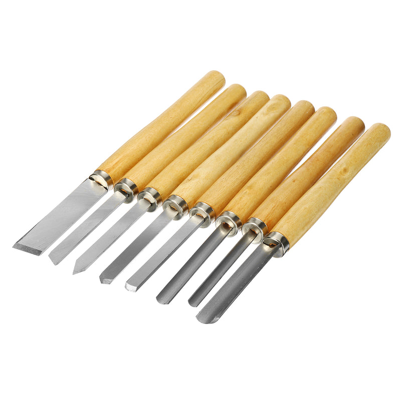 8Pcs Wood Carving Tool Set Craft DIY Woodworking Handwork Hand Chisel Kit
