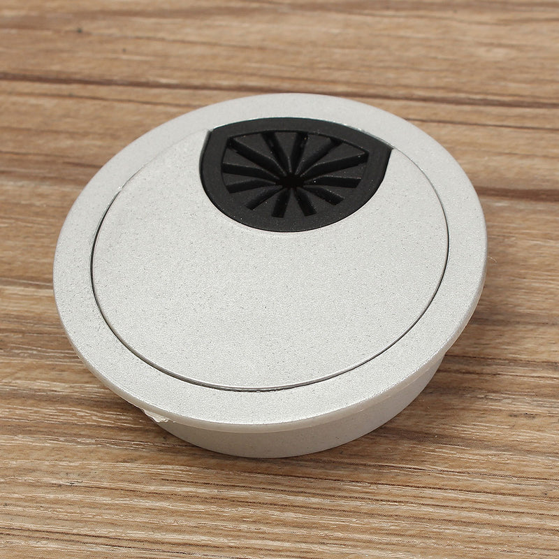 50mm Cable Tidy Port Surface Outlet Wire Hole Cover for Computer Desk Table