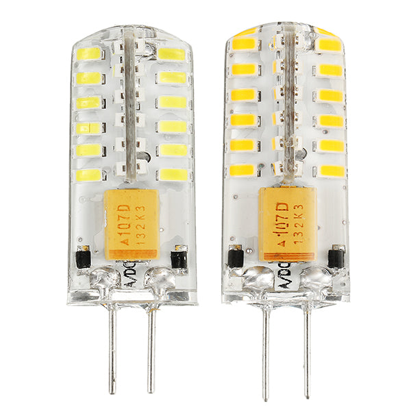 G4 2W SMD3014 48LEDs 260LM Warm White Pure White Light Bulb AC/DC12-24V