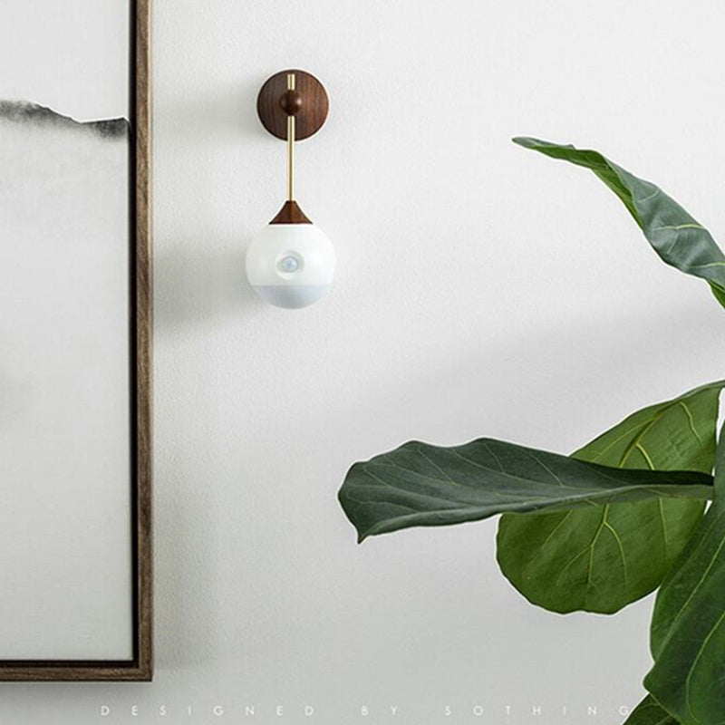 Smart Sensor Night Light Wall Lamp Infrared Induction USB Removable Lamp