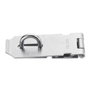 304 Stainless Steel Hasp Staple Safety Door Bolt Gate Lock Padlock Latch Waterproof With Screws