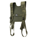 Military Tactical Adjustable H-Harness Suspenders Vest for Shoulder Battle Belt Green