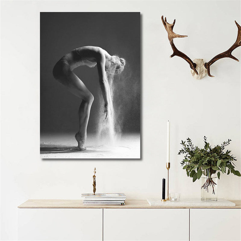 Nordic Dancing Girl Canvas Oil Printed Paintings Home Wall Poster Decor Unframed Decorations