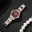 OCHSTIN LQ016B Rose Golden Case Female Wristwatch Business Style Quartz Movement Watch