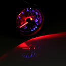 Universal Motorcycle Dual LED Backlight Signal Odometer Mileage Speedometer Gauge