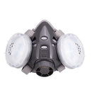 Dual Activated Carbon Double Gas Mask Protection Filter Chemical Half Face Respirator Mask Fire Protection