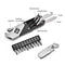 Mini Multifunction Adjustable Wrench Portable Screwdriver 13 Bits Stainless Steel Outdoor Home DIY Hand Tools